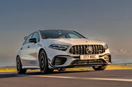 01 Mercedes AMG A45 S RT 2023 pb  driving front