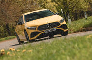 01 Mercedes Benz A Class RT 2023 lead cornering 01 Mercedes Benz A Class RT 2023 lead cornering