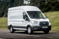 1 Ford e Transit 2022 first drive review tracking front