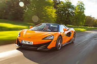 McLaren 600LT Spider 2019 road test review - hero front