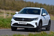 1 Volkswagen Taigo road test review tracking front 1 Volkswagen Taigo road test review tracking front