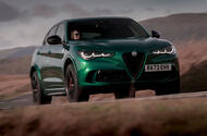 alfa romeo stelvio qv review 2024 01 front cornering
