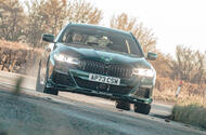 alpina b5 gt review 2025 04 cornering front