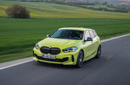 01 BMW M135i xdrive 2022 first drive hero front track 01 BMW M135i xdrive 2022 first drive hero front track