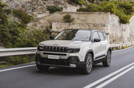 Jeep Avenger petrol front driving Jeep Avenger petrol front driving