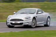 Aston Martin DBS 2008 front tracking powerslide Aston Martin DBS 2008 front tracking powerslide
