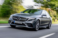 Mercedes-Benz C-Class C200 AMG Line 2018 UK review hero front