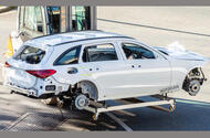Mercedes C-Class bodyshell