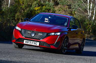 1 Peugeot 308 puretech 130 gt 2022 UK review cornering front 1 Peugeot 308 puretech 130 gt 2022 UK review cornering front