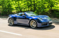 Porsche 911 Turbo S Cabriolet 2020 UK first drive review - hero front