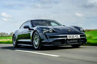 Premier essai de la Porsche Taycan Turbo 2020 UK - Hero Front Premier essai de la Porsche Taycan Turbo 2020 UK - Hero Front