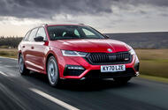 Skoda Octavia vRS Estate 2020 UK first drive review - hero front