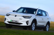 1 Ssangyong Korando e motion 2022 UK first drive review tracking front