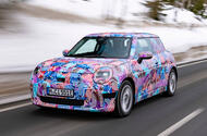 20 Mini Cooper SE prototype review 2023 lead driving road 20 Mini Cooper SE prototype review 2023 lead driving road