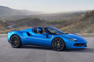 92 Ferrari 296 GTS 2022 official images blue front 92 Ferrari 296 GTS 2022 official images blue front