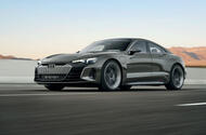 Audi E-tron GT tracking - front