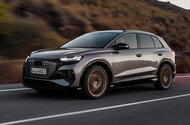 99 Audi Q4 etron 2021 official reveal tracking front 99 Audi Q4 etron 2021 official reveal tracking front