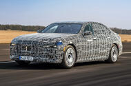 99 BMW i7 prototype drive 2022 tracking front 99 BMW i7 prototype drive 2022 tracking front