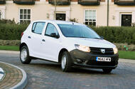 99 dacia sandero access cornering 99 dacia sandero access cornering