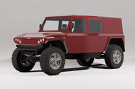 99 Munro EV electric vehicle render official red 99 Munro EV electric vehicle render official red