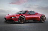 alfa romeo 4e autocar render 2023 front quarter alfa romeo 4e autocar render 2023 front quarter