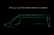 2022 electric Ford Transit preview sketch