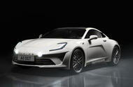 alpine a110 ev autocar render front quarter