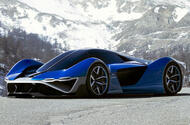 Alpine A4810 concept front three quarters Alpine A4810 concept front three quarters