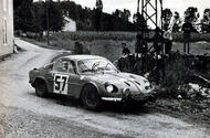 Alpine A110 front three quarter rally Alpine A110 front three quarter rally