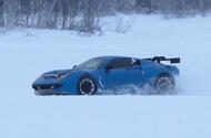 Alpine A310 test mule side