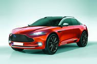 aston martin DBX EV render front three quarters aston martin DBX EV render front three quarters