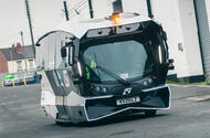 Aurrigo Auto Shuttle front tracking Aurrigo Auto Shuttle front tracking