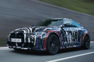 BMW EV proto driving BMW EV proto driving