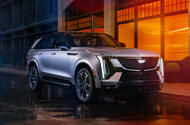 Cadillac Escalade IQ 2025 front quarter static Cadillac Escalade IQ 2025 front quarter static