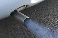 Car exhaust closeup emissions Car exhaust closeup emissions