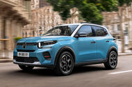 Citroen C3 Hybrid 2025 front quarter tracking