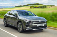 citroen C5 X hybrid tracking front citroen C5 X hybrid tracking front