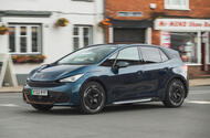 Cupra Born front quarter tracking 2022