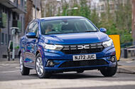 Dacia Sandero front cornering