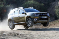Dacia Duster jumping Dacia Duster jumping