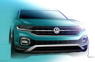 2019 Volkswagen T-Cross design shown in official preview
