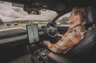 Driving Ford Mustang mach E with bluecruise Driving Ford Mustang mach E with bluecruise
