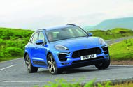 2017 Porsche Macan S road test review - cornering front