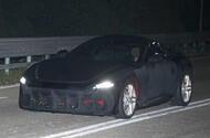 Ferrari Roma spider camouflaged 2022 front quarter Ferrari Roma spider camouflaged 2022 front quarter