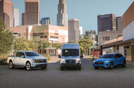 Ford US electric car lineup 2022 front Ford US electric car lineup 2022 front