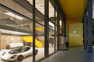 Gordon Murray Group HQ render - reception