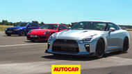 Drag Race: BMW M5 vs Litchfield Nissan GT-R vs 911 Turbo S