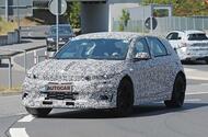 Hyundai Ioniq 5 N 2023 prototype front quarter turning Hyundai Ioniq 5 N 2023 prototype front quarter turning
