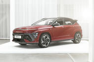Hyundai Kona 2023 N Line front quarter static Hyundai Kona 2023 N Line front quarter static