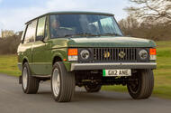 Inverted Range Rover Classic front three quarter Inverted Range Rover Classic front three quarter